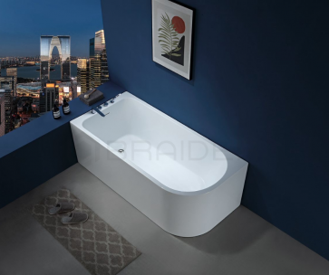 wanna narożna akrylowa przyścienna Restia