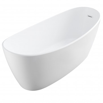 wanna wolnostojąca silentia 150x75 białe tło