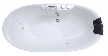 Wanna wolnostojąca Softia z hydromasażem 180x85 Wanna wolnostojąca Softia z hydromasażem 180x85 białe tło