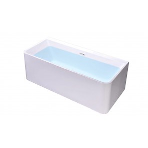 Wanna wolnostojąca przyścienna Comfortia 160 x 75 białe tło