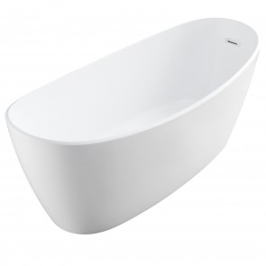 wanna wolnostojąca silentia 150x75 białe tło