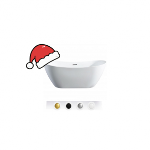 BRAIDER Wanna wolnostojaca PUREA 170 cm. Biała