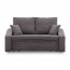 Sofa Róża 148 x 80 z funkcją spania ciemny szary