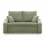 Sofa Róża 148 x 80 z funkcją spania jasny zielony