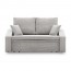 Sofa Róża 148 x 80 z funkcją spania jasny szary