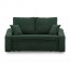 Sofa Róża 148 x 80 z funkcją spania ciemny zielony
